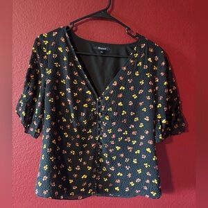 Madewell Floral Blouse